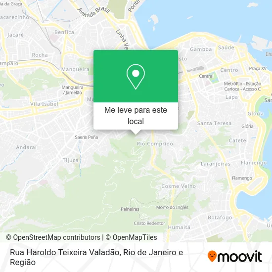 Rua Haroldo Teixeira Valadão mapa