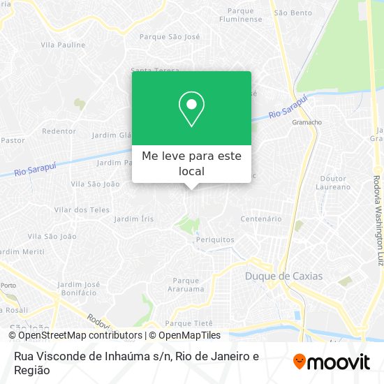 Rua Visconde de Inhaúma s/n mapa