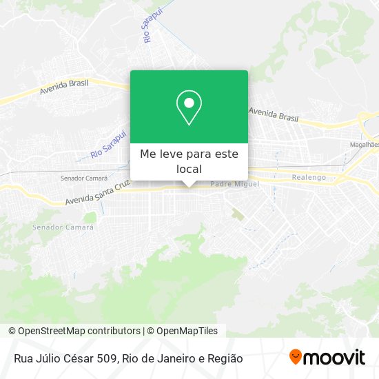 Rua Júlio César 509 mapa