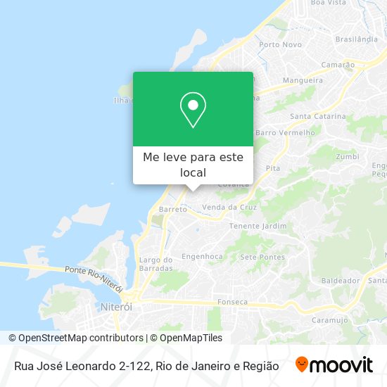 Rua José Leonardo 2-122 mapa