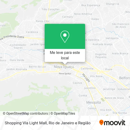 Shopping Via Light Mall mapa