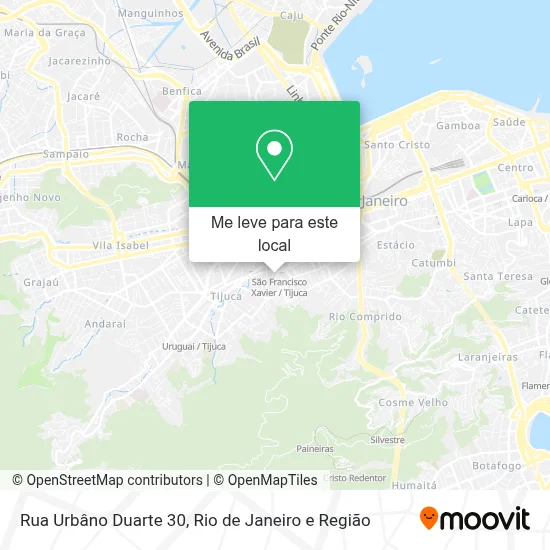 Rua Urbâno Duarte 30 mapa