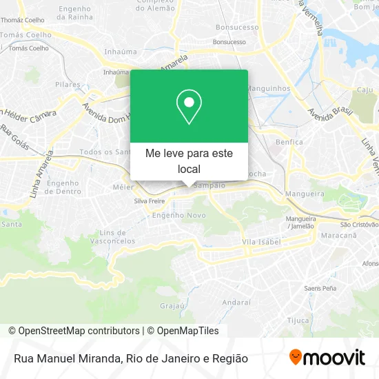 Rua Manuel Miranda mapa