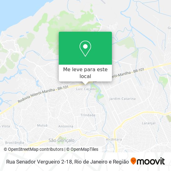 Rua Senador Vergueiro 2-18 mapa
