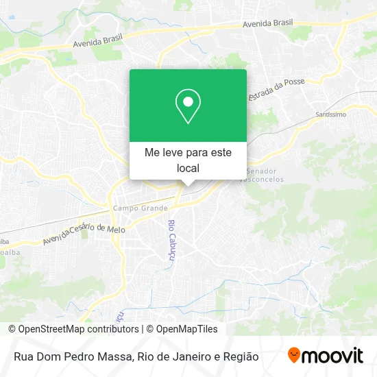 Rua Dom Pedro Massa mapa