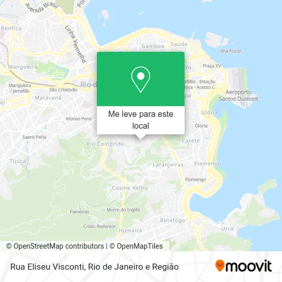 Rua Eliseu Visconti mapa