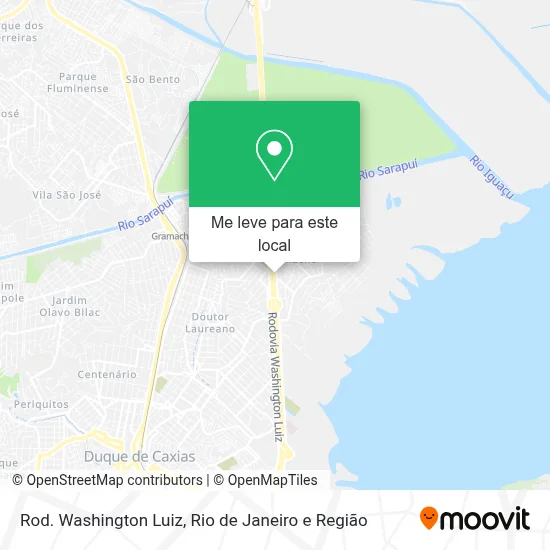 Rod. Washington Luiz mapa