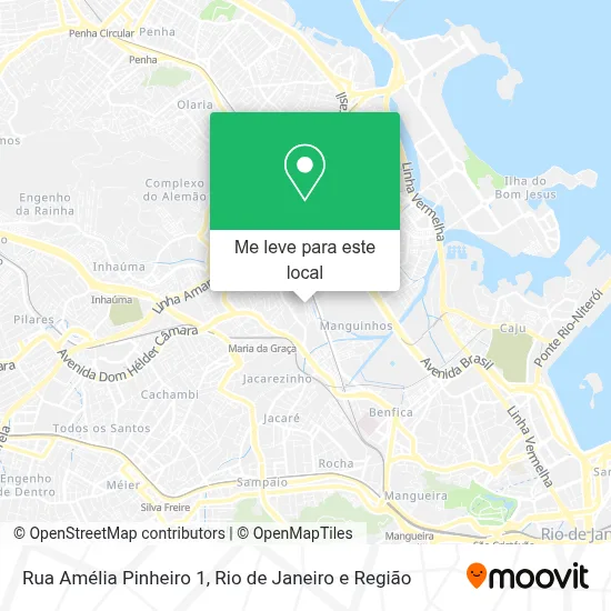 Rua Amélia Pinheiro 1 mapa