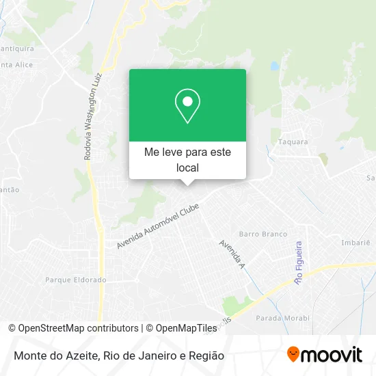 Monte do Azeite mapa