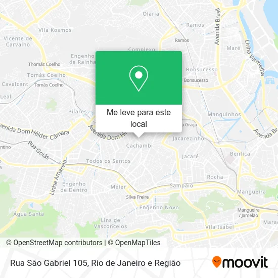 Rua São Gabriel 105 mapa