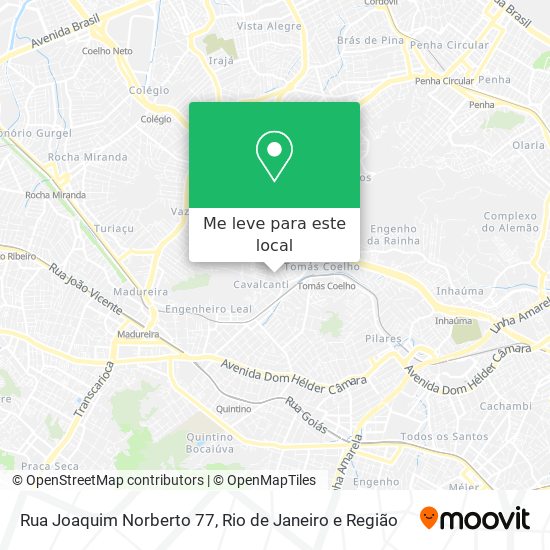 Rua Joaquim Norberto 77 mapa