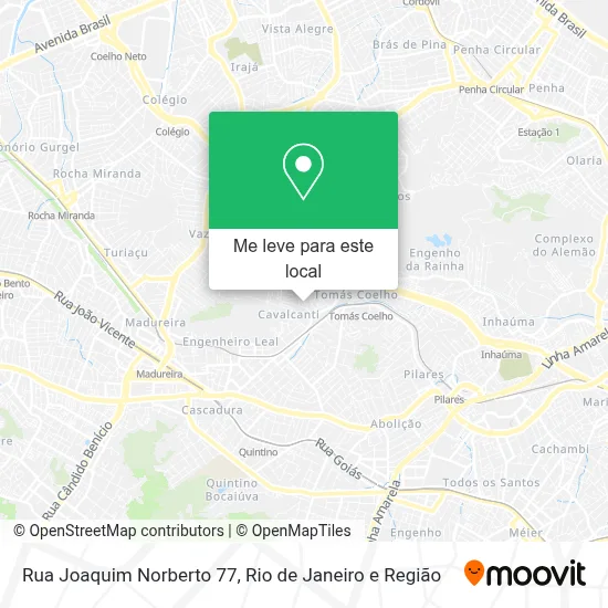 Rua Joaquim Norberto 77 mapa