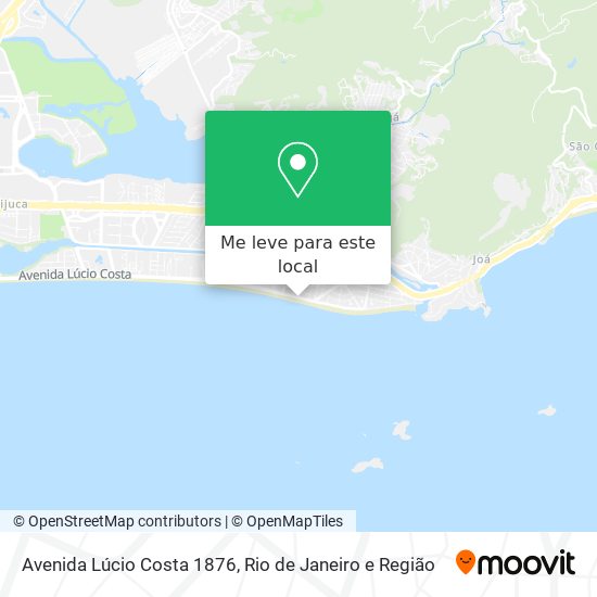 Avenida Lúcio Costa 1876 mapa