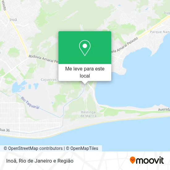 Inoã mapa