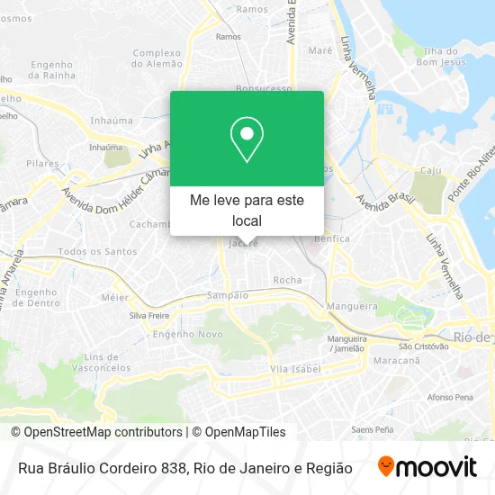 Rua Bráulio Cordeiro 838 mapa