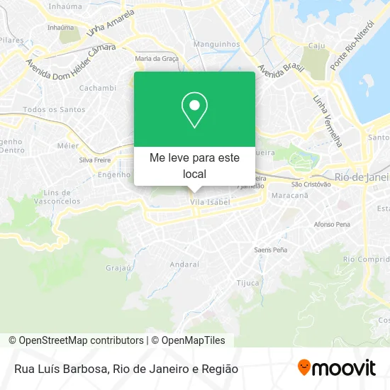 Rua Luís Barbosa mapa
