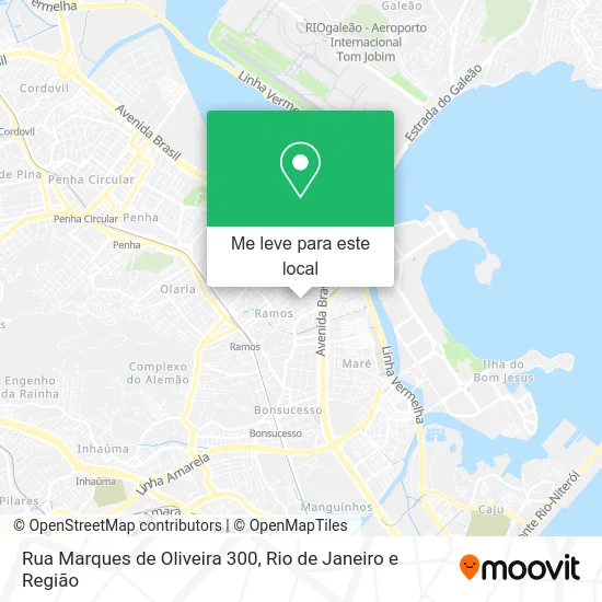 Rua Marques de Oliveira 300 mapa