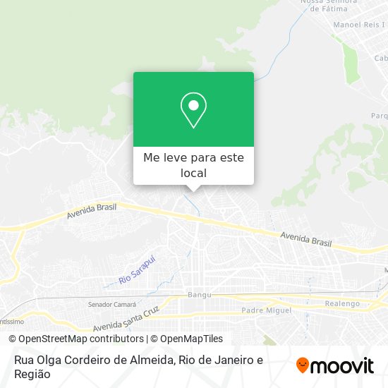 Rua Olga Cordeiro de Almeida mapa