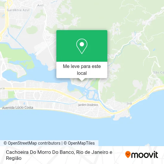 Cachoeira Do Morro Do Banco mapa