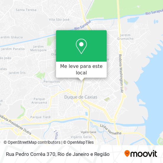 Rua Pedro Corrêa 370 mapa