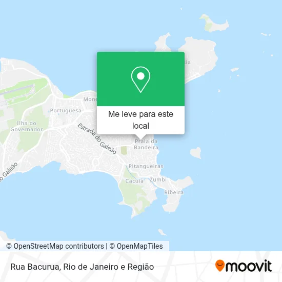 Rua Bacurua mapa