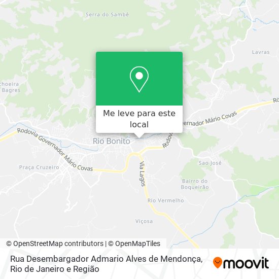 Rua Desembargador Admario Alves de Mendonça mapa