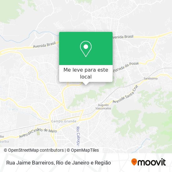 Rua Jaime Barreiros mapa
