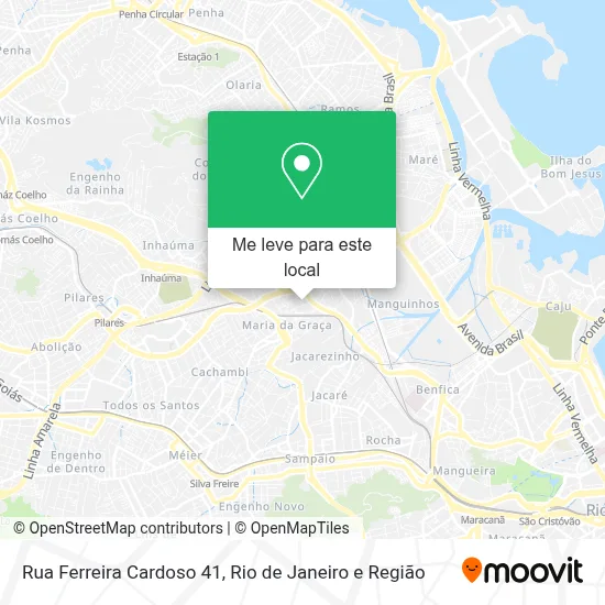 Rua Ferreira Cardoso 41 mapa