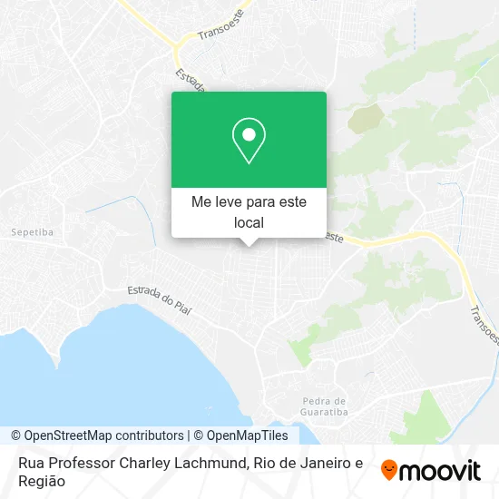 Rua Professor Charley Lachmund mapa