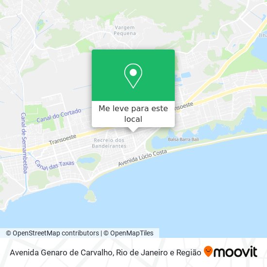 Avenida Genaro de Carvalho mapa