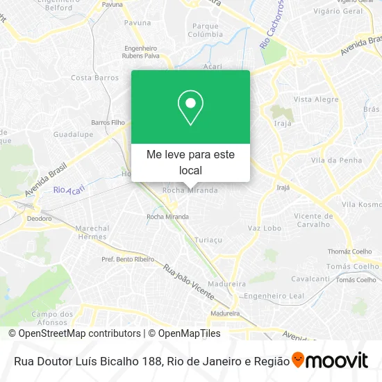 Rua Doutor Luís Bicalho 188 mapa