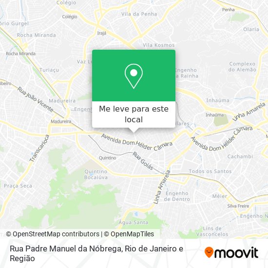 Rua Padre Manuel da Nóbrega mapa