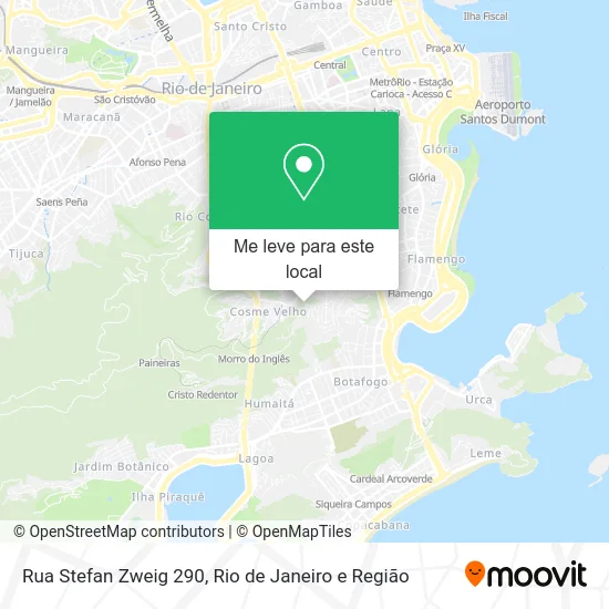 Rua Stefan Zweig 290 mapa