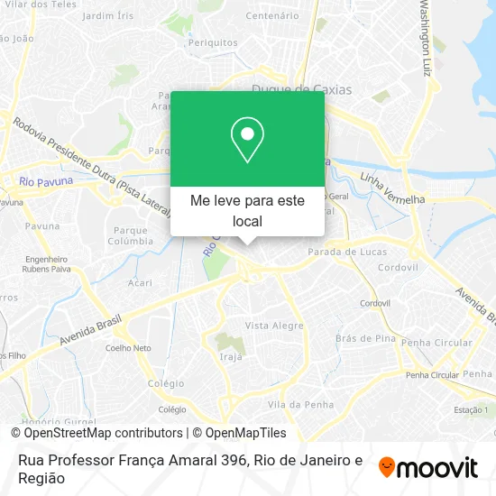 Rua Professor França Amaral 396 mapa