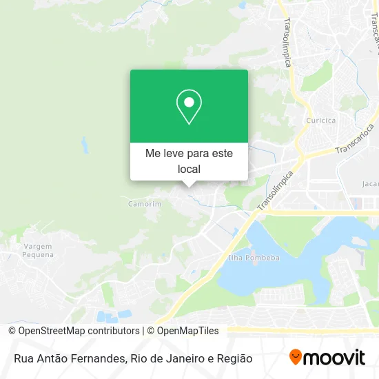 Rua Antão Fernandes mapa
