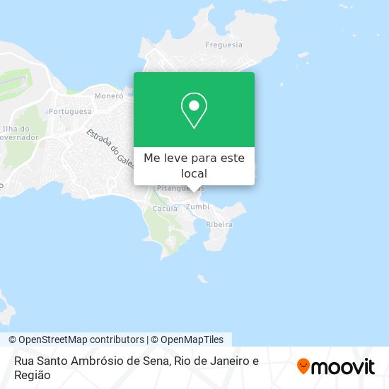Rua Santo Ambrósio de Sena mapa