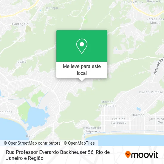 Rua Professor Everardo Backheuser 56 mapa