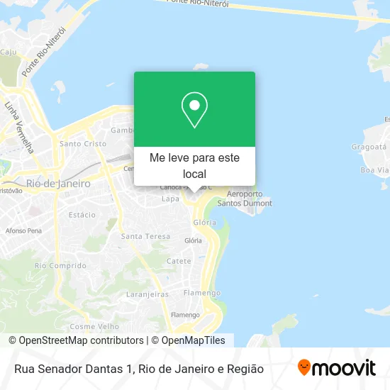 Rua Senador Dantas 1 mapa
