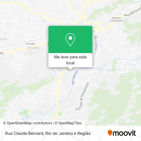 Rua Claude Bernard mapa