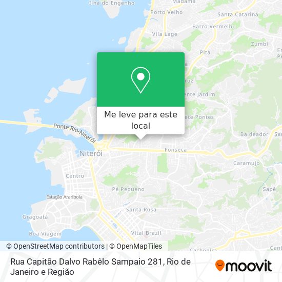 Rua Capitão Dalvo Rabêlo Sampaio 281 mapa