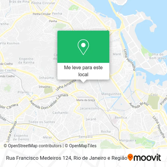 Rua Francisco Medeiros 124 mapa