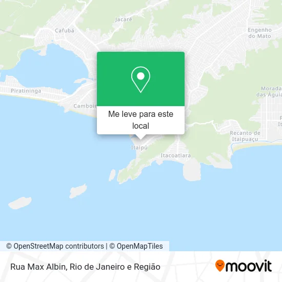 Rua Max Albin mapa