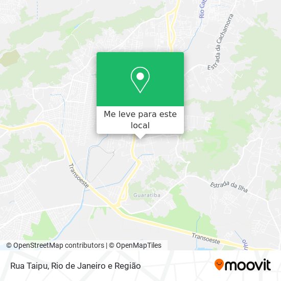 Rua Taipu mapa