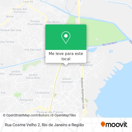 Rua Cosme Velho 2 mapa