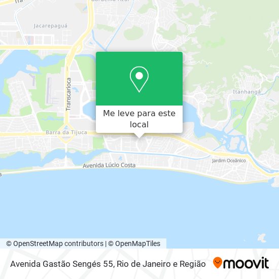 Avenida Gastão Sengés 55 mapa