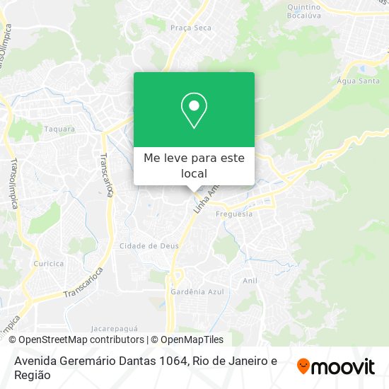 Avenida Geremário Dantas 1064 mapa