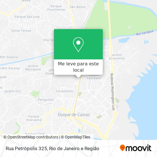 Rua Petrópolis 325 mapa