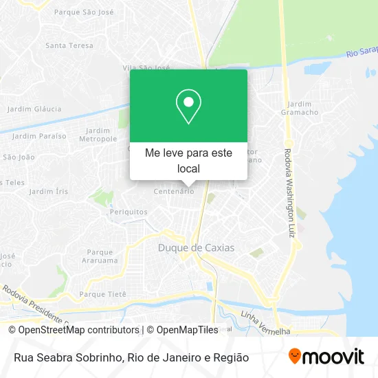 Rua Seabra Sobrinho mapa