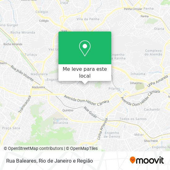 Rua Baleares mapa