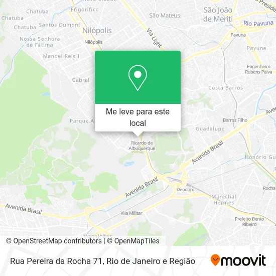 Rua Pereira da Rocha 71 mapa